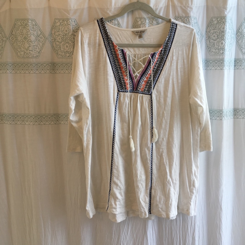 Lucky brand boho top